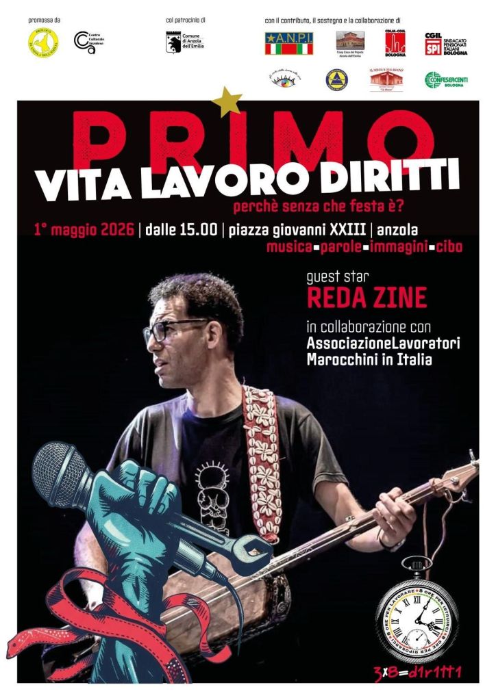 Primo Maggio ad Anzola dell'Emilia. 